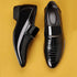 Men's Dress Shoes Elegant Animal Texture Slip-On for Weddings and Office Parties